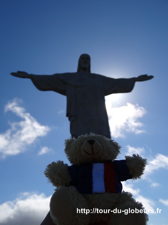 Brésil - Rio - Charlie et le Corcovado