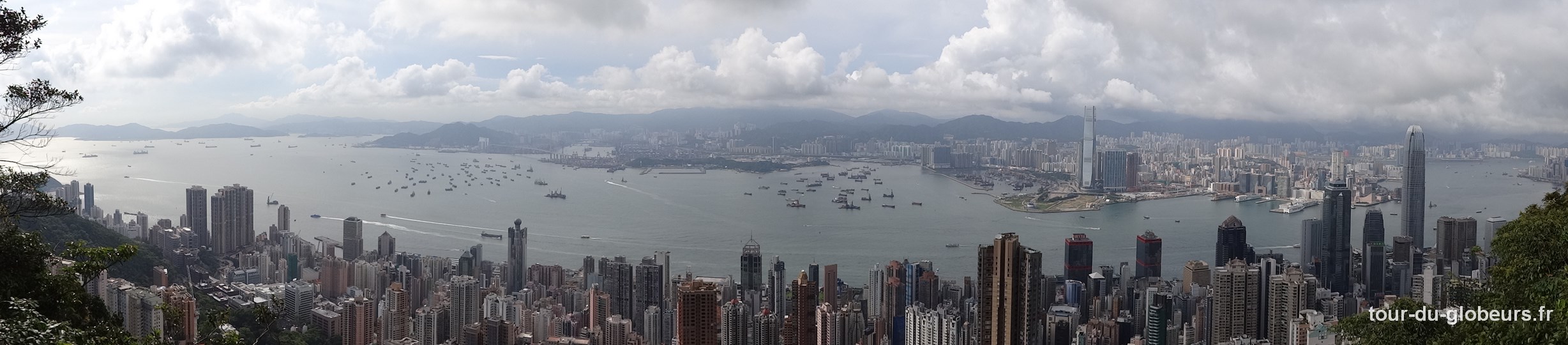 Hong Kong – vue sur la ville depuis le Victoria Peak